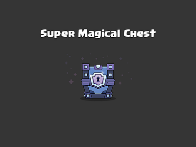 Clash Royale: Super Magical Chest box chest clash crate game gold icon illustration iphone magical royale super