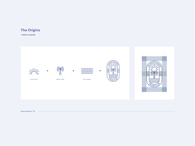 White Lagoon branding design illustration logo vector web
