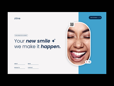 Aline web branding design product design ui ux web