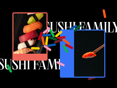 Sushi Family branding design ui ux web