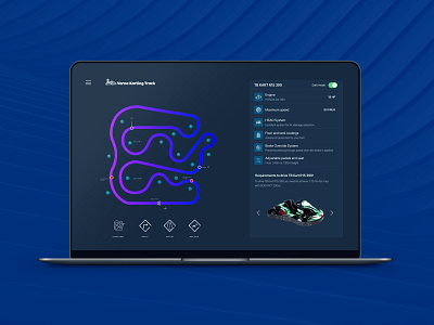 Karting Track UI