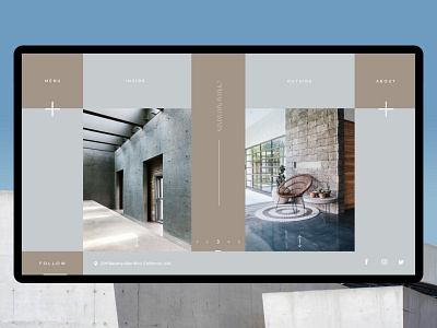 Opera Apartments branding design interaction minimalism product design ux web