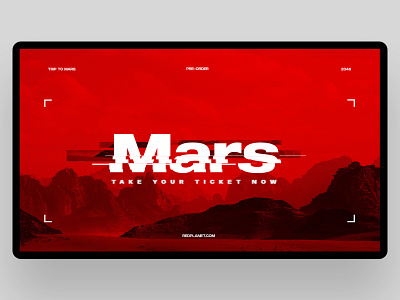 Mars Project app branding design minimalism product design typography ui ux web website