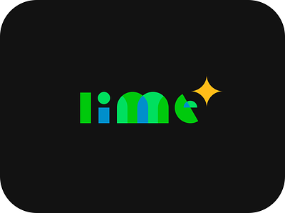Lime lime logo shape simple