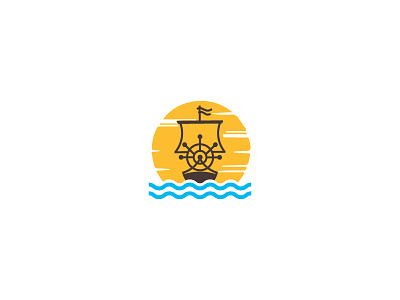 Sailing Ship art design graphic graphicdesign illustration illustrator logo pitbull