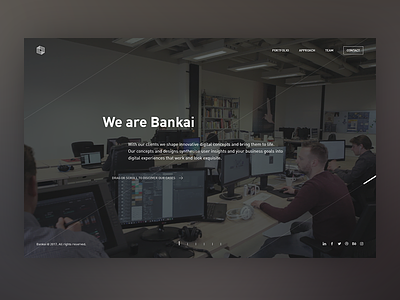 New Bankai website is up and running agency branding cases dark portfolio ui user experience user interface design ux webdesign website