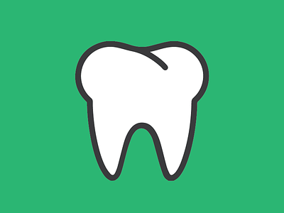 Tooth food icon logo teeth tooth vector