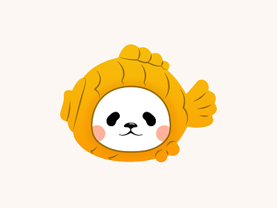 Planet Bear from Weibo affinity designer avatar bear china graphic design illustration japan panda panda bear vector art vector illustration たい焼き 鯛魚燒