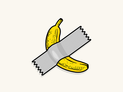 Taped Banana