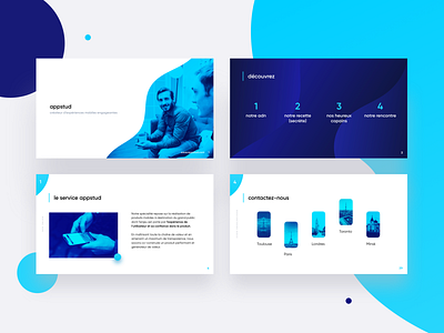 New look for our brochure 😎 application blue branding brochure color design minimal minimalism mobile studio ui ux