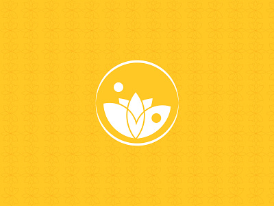 Lotus branding essential oils logo lotus ying yang zen