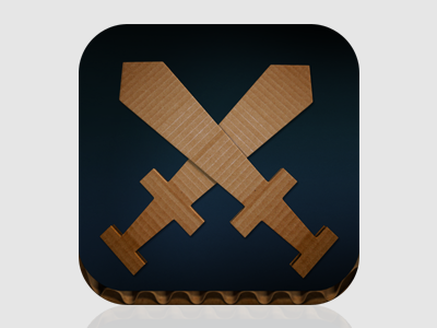 Icon update app apple cardboard color design game icon ios iphone texture