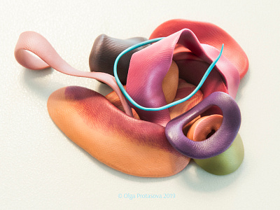 Today's experiment. abstract clay color experiment illustration modelling clay plasticine plastillustration texture