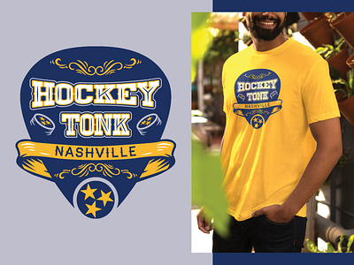 Nashville Hockey Tonk Apparel Graphic design graphic design logo