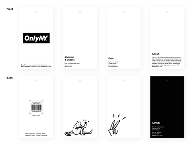 OnlyNY | Clothing Tag clothes clothing clothing brand fashion graphic design ui