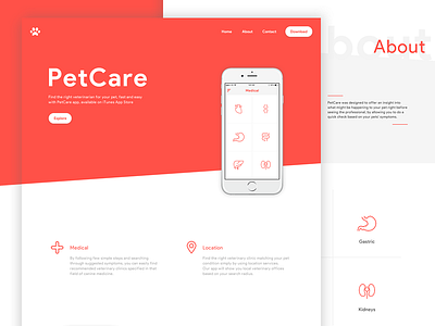 PetCare App | Product Website