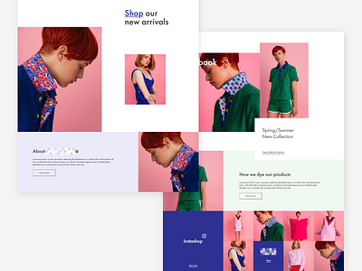 Fashion Webshop clean fashion instashop layout lookbook minimal purchase shop shopping webshop website white space