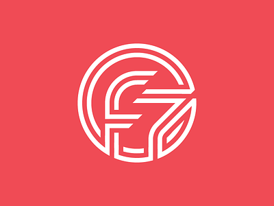 F7 circle f7 lines monowidth red