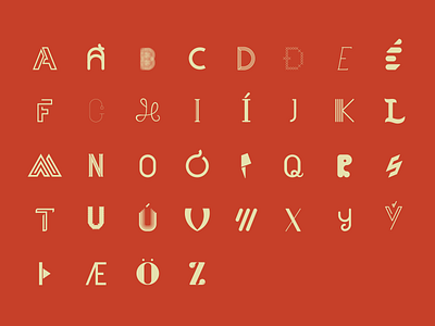 A Letter A Day Challenge By Fridlaugur Jonsson On Dribbble