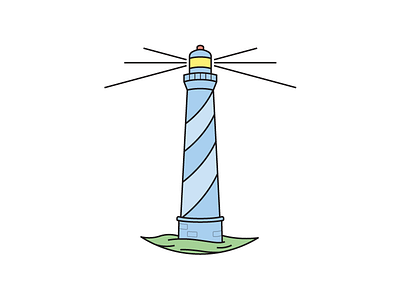 Lighthouse illustration lighthouse