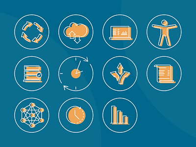 Book-keeping web service icons