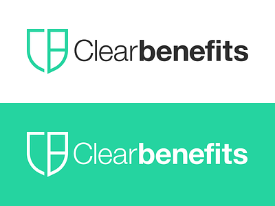Clear Benefits benefits clear health insurance icon identity logo mark pharmacy type wordmark