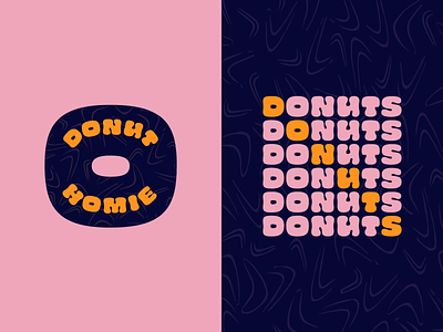 Donut Homie branding donut donut shop homie logo logo design vector