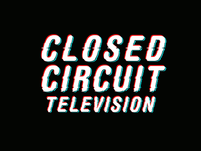 Closed Circuit Television Type Test album cover closed circuit television ed glitch tv type test