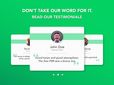 Daily UI #039 - Testimonials 039 daily ui testimonials