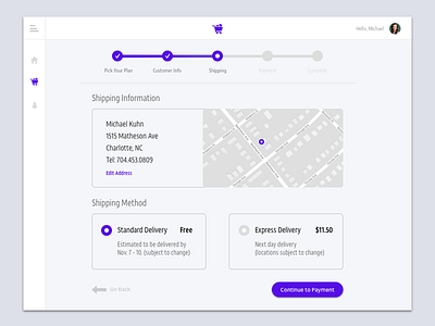 Week 14 - Cart Progress Modal