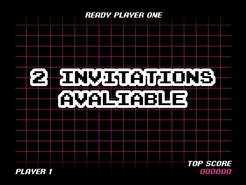 Dribbble Invites arcade dribbble invitations invite old school video games