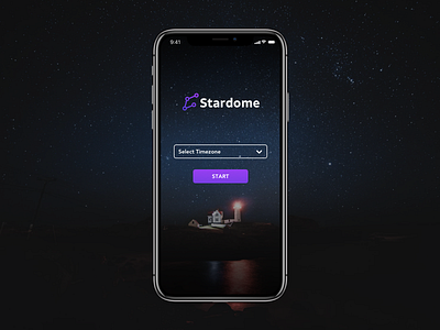 Star Gazing App Design