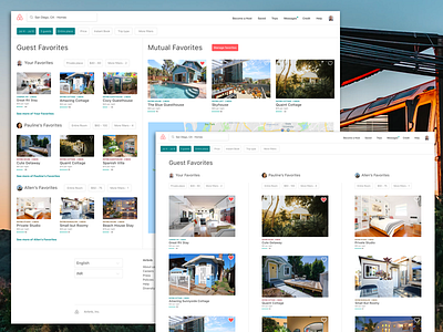 Airbnb Group Booking airbnb app booking interface product design reservation travel ui ux web design