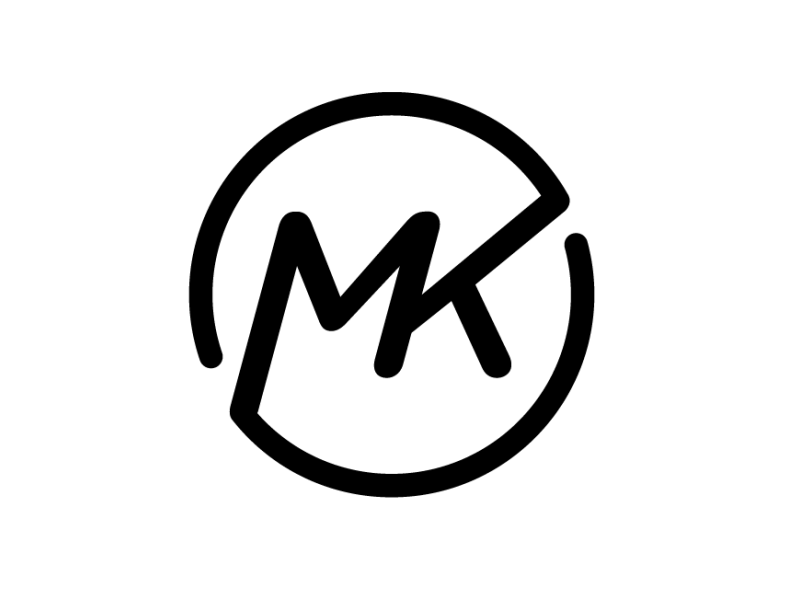 MK Logo animation brand branding designer freelance graphic design k logo design m product design ui ux