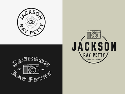 Jackson Ray Petty badge branding camera eye film logo photo photographer