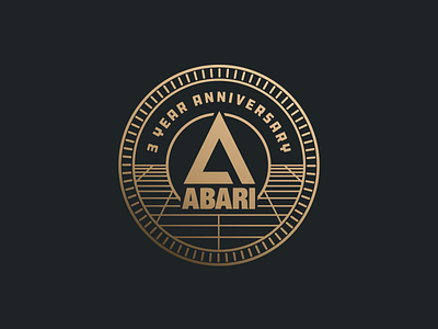 Abari Gold Token anniversary atari badge barcade block party branding charlotte gold coin nc token