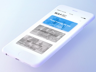 Basketball Training App android app app concept appdesign design fitness highlights home page simple ui ui design