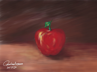 ApplePaint digital art digital painting krita