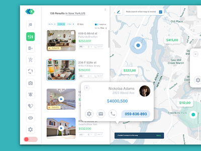 Home and Map uiux