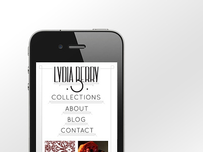 Lydia Berry app design logo typography web design