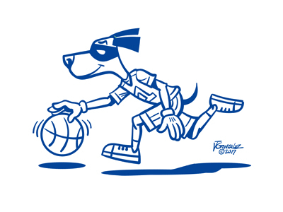 The Masked Dribbbler (part 2) character design dog illustration
