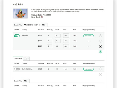 Volume Pricing UI Changes in Fujifilm Developer Network