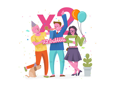 2 dribbble invites giveaway 2 dribbble invites congratulations draft giveaway illustration invitation invites join new dribbble player party prospect tickets