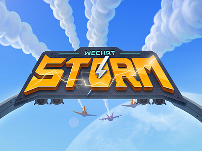 Storm Logo game logo wechat