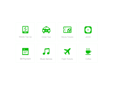 WePay Service Icons