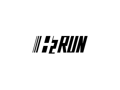 Logo Hydrogen Run logo run sport