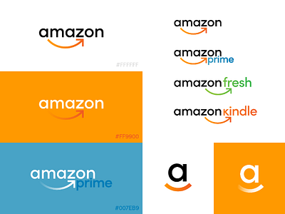 Amazon Rebranding amazon logo rebrand rebranding redesign
