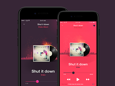 Karaoke Player UI app application ios karaoke player sing song ui