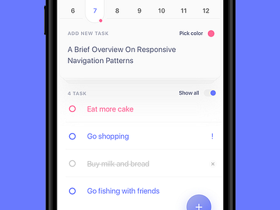 To Do Manager view app ios list manager mobile todo ui