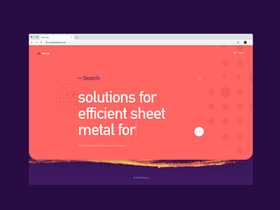 Metallurgist industry website - search dribbbleshot interface interface design metallurgist search typography ui userexperiance ux web webdesign